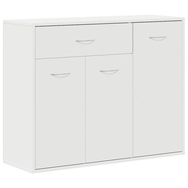 vidaXL Dressoir 88x30x70 cm bewerkt hout wit