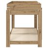 vidaXL Bunk Bed voor Kinderen Artisan Eiken 90 x 200 cm Bewerkt hout