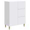 vidaXL Dressoir met lade Wit 66 x 34,5 x 90 cm Bewerkt hout