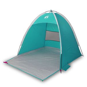 vidaXL Strandtent 3-persoons waterdicht zeegroen