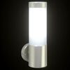 vidaXL Buitenwandlamp Zilver 12 x 7.5 x 27 cm Roestvrij staal