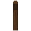 vidaXL Hoofdeinde met LED 180x18,5x103,5 cm bewerkt hout bruineiken