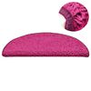 vidaXL Trapmatten 15 st 56x17x3 cm Roze Halfrond