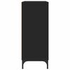 vidaXL Dressoir met lade Zwart 79,5 x 33 x 82 cm Bewerkt hout