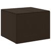 vidaXL Tuinbox 291 L poly rattan bruin