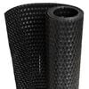 vidaXL Balkonscherm 600x100 cm poly rattan zwart