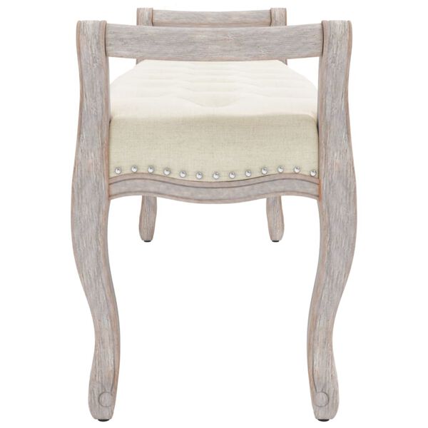 vidaXL Bankje 110x45x60 cm linnen