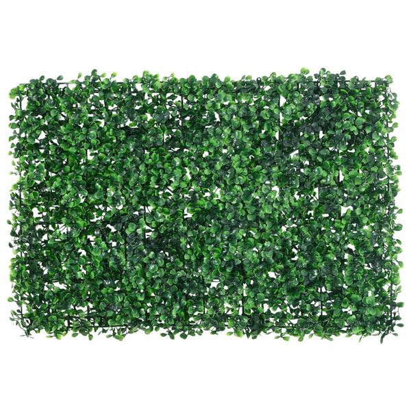 &nbsp;vidaXL Hek met kunstheester&nbsp;24 st 40x60 cm groen