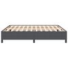 vidaXL Boxspringbed Donkergrijs 200 x 200 cm Fluweel