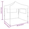 vidaXL Partytent Cr&egrave;me 291 x 291 x 315 cm Oxford Stof