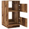 vidaXL Wasmeubel met opslag Oudhout 50 x 68 x 102 cm Bewerkt hout