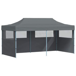 vidaXL Partytent 291 x 580 x 315 cm Antraciet Oxford Stof