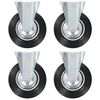 vidaXL Vaste wielen 4 st 200 mm