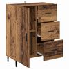 vidaXL Dressoir Oud Hout 69,5 x 34 x 90 cm Gemonteerd hout en ijzer