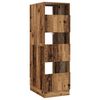 vidaXL Wasmeubel met opslag Oudhout 50 x 68 x 162 cm Bewerkt hout