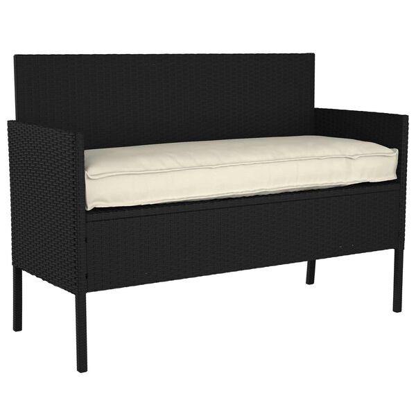 vidaXL Pallet Kussen Set 2 pcs Crème 100 x 40 x 8 cm Oxford stof