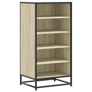 vidaXL Schoenenrek 48x38x97,5 cm bewerkt hout sonoma eikenkleurig