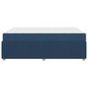 vidaXL Bedframe met matras met matras Blauw 140 x 200 cm Stof