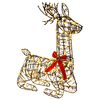 vidaXL 3D Kerst Rendier LOVIISA 280 LED's Warmwit 55 x 22 x 63 cm