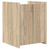vidaXL Tijdschrift Rek Sonoma Eiken 35 x 35 x 45 cm Bewerkt hout