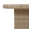 vidaXL Tuintafel 90x55x71 cm poly rattan en acaciahout beige