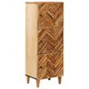 vidaXL Opslagkasten Bruin 40 x 33,5 x 110 cm Massief Mango Hout