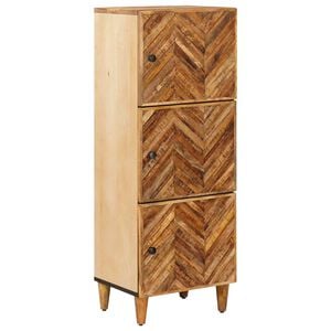 vidaXL Opslagkasten Bruin 40 x 33,5 x 110 cm Massief Mango Hout