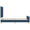 vidaXL Bedframe met hoofdeinde Blauw 120 x 190 cm Stof