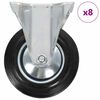 vidaXL 8 st Wielen vast 160 mm