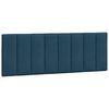 vidaXL Hoofdbordkussen "Hanko" 120 cm fluweel blauw