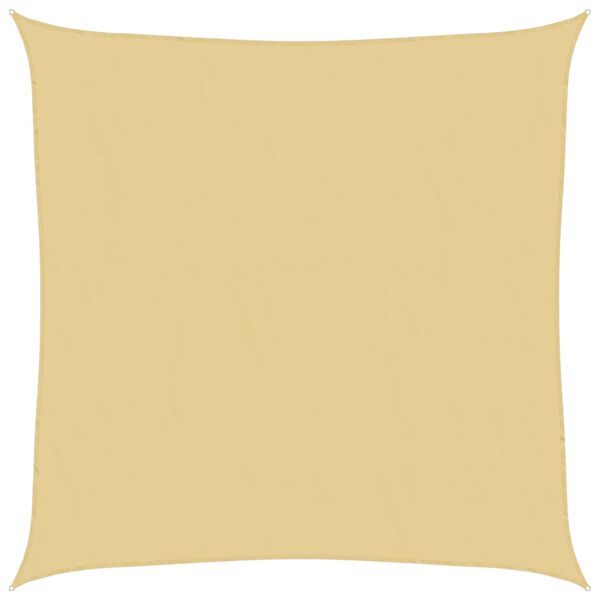 vidaXL Zonnezeil 4,5x4,5 m 100% polyester oxford zandkleurig