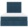 vidaXL Ottoman bed met matrassen en LED's 120x190cm fluweel