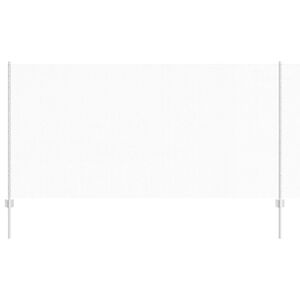 vidaXL Hek met Paal Zilverkleurig