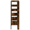 vidaXL Schoenenrek 61x32x105 cm bewerkt hout gerookt eikenkleurig