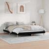 vidaXL Bedframe zonder matras 180x200 cm spaanplaat zwart
