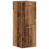 vidaXL Badkamermeubelset Wandgemonteerd 4 pcs Oud Hout Bewerkt hout