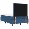 vidaXL Boxspringbed met matras met hoofdeinde Blauw 120 x 200 cm Stof