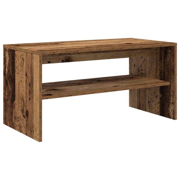 vidaXL Tv-meubel 80x40x40 cm bewerkt hout oud houtkleurig