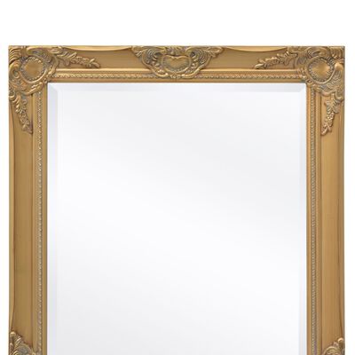 vidaXL Wandspiegel Barok 120 x 60 cm goud
