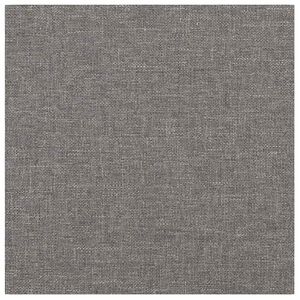 vidaXL Wandhoofdbord 12 st 30 x 30 cm Lichtgrijs Stof