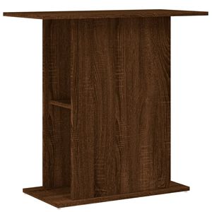 vidaXL Aquariumstandaard 75x36x72,5 cm bewerkt hout bruin eikenkleur
