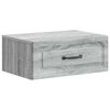 vidaXL Wandbeugel Bedkast Grijs sonoma 49 x 34,5 x 20 cm Bewerkt hout