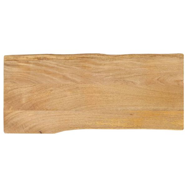 vidaXL Tafelblad met natuurlijke rand 90x40x3,8 cm massief mangohout
