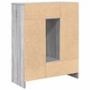 vidaXL Dressoir met lades en deuren 73x31x90 cm grijs Sonoma
