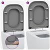 vidaXL Toiletzitting Grijs 44,5 x 35 x 3,6 cm Duroplast