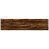 vidaXL Wandschappen 4 st 40x10x1,5 cm bewerkt hout gerookt eikenkleur