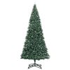 vidaXL Artificial Pre-lit Kerstboom met Ballenset Groen 500 cm PVC