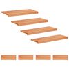 vidaXL Trapmatten 8 st Lak 80 x 30 x 2 cm Massief beukenhout