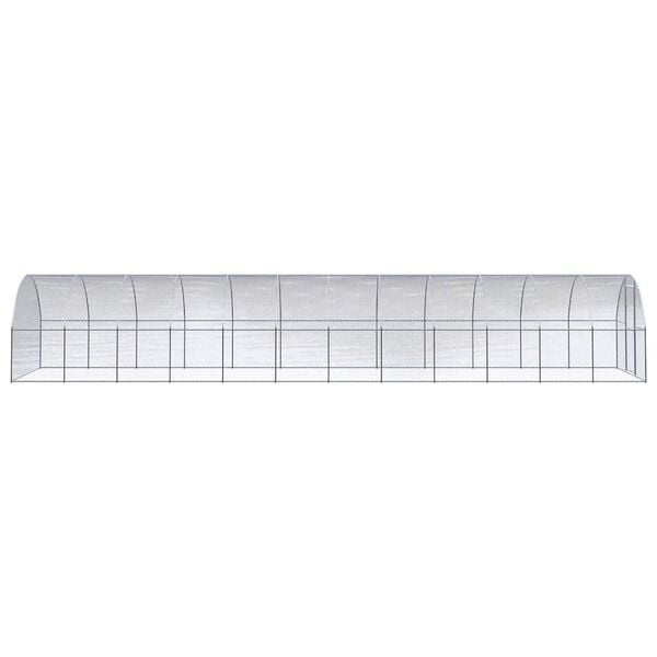 vidaXL Kippenren 3x12x2 m gegalvaniseerd staal