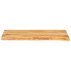 vidaXL Tafelblad met natuurlijke rand 90x30x3,8 cm massief mangohout